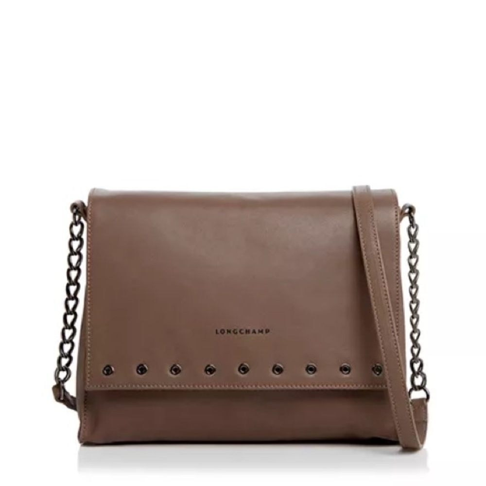 Longchamp Paris Rocks Medium Leather Crossbody